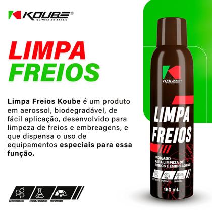 Imagem de Limpa Freios 160ml Limpeza de Freios e Embreagens KOUBE
