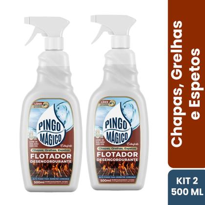 Imagem de Limpa Grelha Pingo Magico 500ml - Kit 2