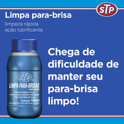 Imagem de Limpa para-brisa de carro 100ml STP 1 unidade - MÁXIMA VISIBILIDADE