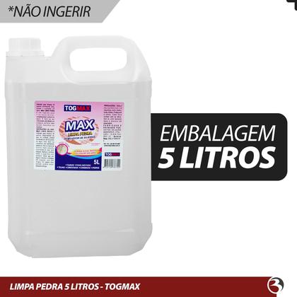 Imagem de Limpa Pedra Pisos 5 Litros Limpeza Pesada Removedor de Manchas - Togmax