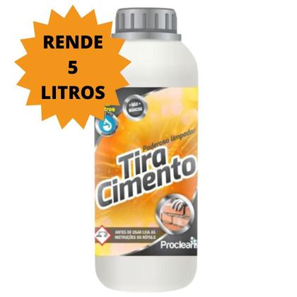 Imagem de Limpa Piso Sujeira De Cimento Massa Rejunte Rende 5 Litros