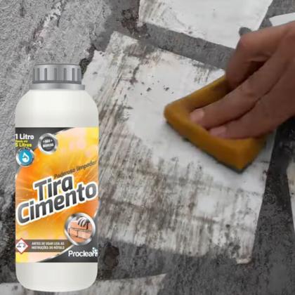 Imagem de Limpa Piso Sujeira De Cimento Massa Rejunte Rende 5 Litros