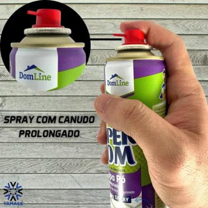 Imagem de Limpa Pó Spray de Ar Comprimido Super Dom Line Para Componentes Eletricos e Eletronicos 300ml