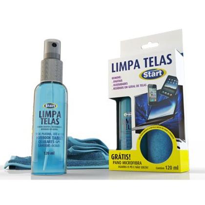 Imagem de Limpa Telas Start 120ml + Pano Microfibra