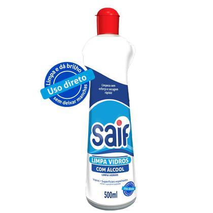 Imagem de Limpa Vidro com Álcool Saif  500ml