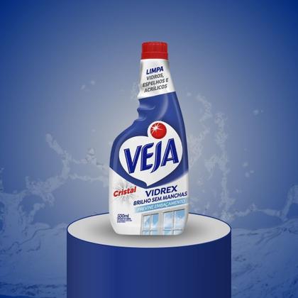 Imagem de Limpa Vidros Espelhos e Acrílicos Veja Vidrex Cristal 500ml