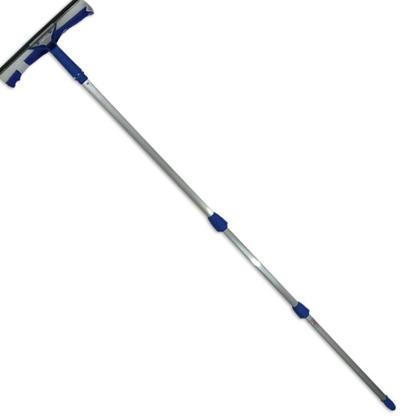 Imagem de Limpa Vidros Telescópico Extensor 4,5 Mts e Rodo Extra 45 Cm