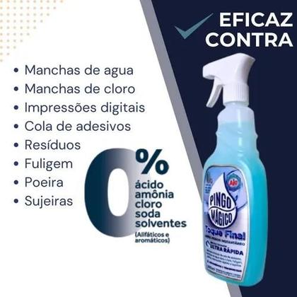 Imagem de Limpa Vidros Toque Final Pingo Magico
