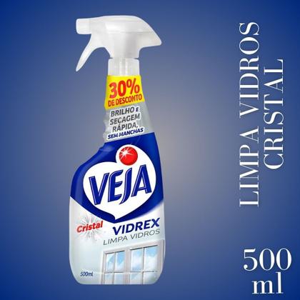Imagem de Limpa Vidros Veja Vidrex Cristal Com Gatilho 500ml