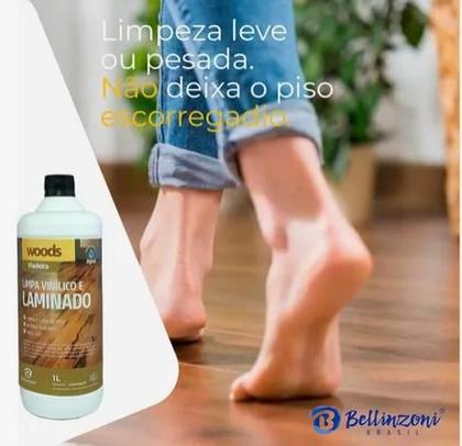 Imagem de Limpa Vinílico E Laminado 1 Litro Brilho Remove Sujeira Piso