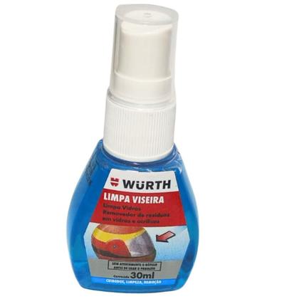 Imagem de Limpa Viseira E Óculos Para Capacetes e Vidros 30ml  Wurth