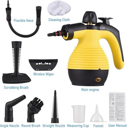 Imagem de Limpador a vapor portátil portátil 1000W Máquina multifuncional  vapor pressurizada de alta temperatura 110V