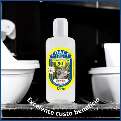 Imagem de Limpador Concentrado 3em1 Eucalipto Tripla Ação Coala 120ml