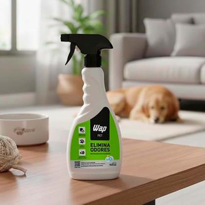 Imagem de Limpador de Pegadas e Elimina Odores de Pet Wap 500ml Fragrância Cereja e Avelã Com Gatilho Spray