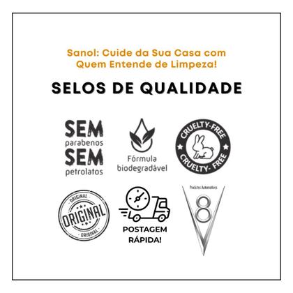 Imagem de Limpador de rodas e motor 800ml v8 sanol (7214)