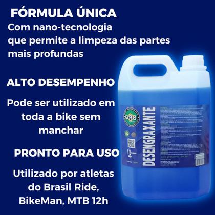 Imagem de Limpador Desengraxante 5l Gr8lub 500ml Bicicleta