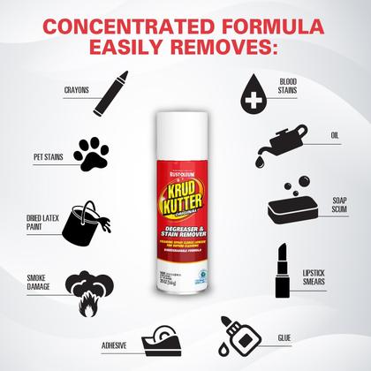 Imagem de Limpador/desengraxante removedor de manchas Aerosol Krud Kutter 339798 600mL