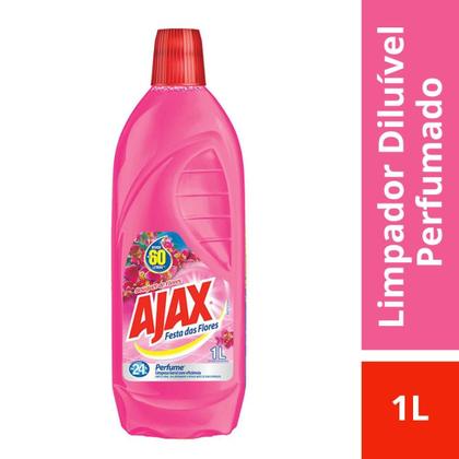 Imagem de Limpador Diluível Ajax Festa das Flores Bouquet de Flores 1l