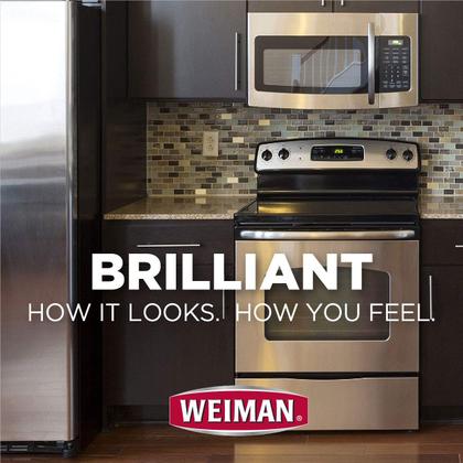 Imagem de Limpador e polidor de aço inoxidável Weiman 500mL (pacote com 6)