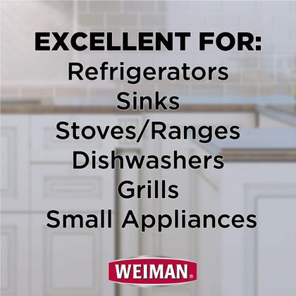 Imagem de Limpador e polidor de aço inoxidável Weiman 500mL (pacote com 6)