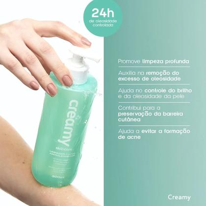 Imagem de Limpador Facial Creamy Antioleosidade ácido Salicílico e Ácido Mandélico
