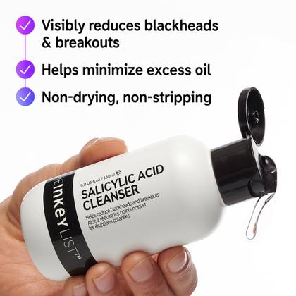 Imagem de Limpador Facial The INKEY List com Ácido Salicílico 150ml - Para Manchas