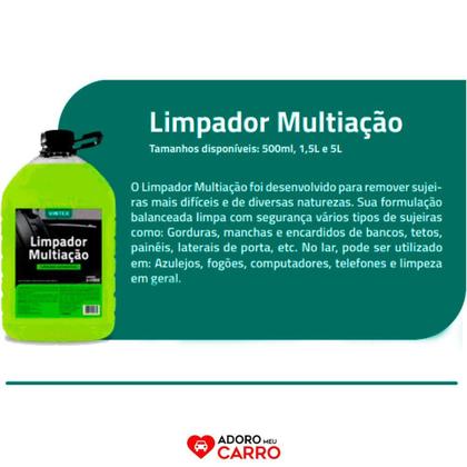 Imagem de Limpador Multiacao Vonixx 5l Remove Sujeiras Gorduras Mancha