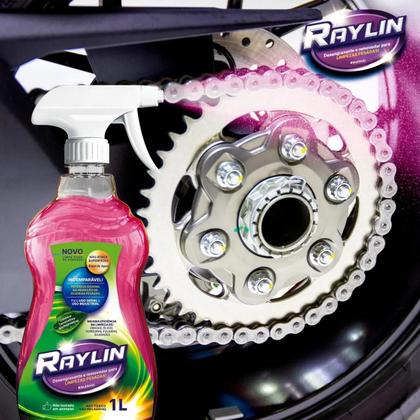Imagem de Limpador Multiuso Raylin 1 Litro Desengordurante Limpeza Pesada