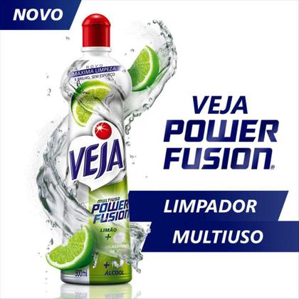 Imagem de Limpador Multiuso Veja Power Fusion Limão 500ml