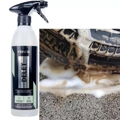 Imagem de Limpador Para Pneus E Borrachas Delet Vonixx 500 Ml