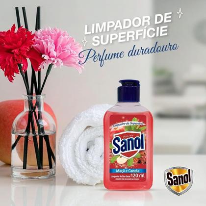 Imagem de Limpador Perfumado Concentrado Essences Maçã E Canela 120ml Sanol