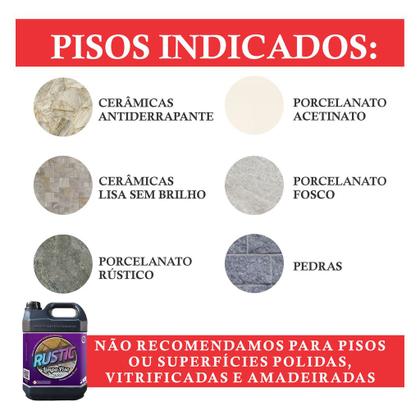 Imagem de Limpador Pisos Pedras Remove Encardido Top Rende 5 Litros