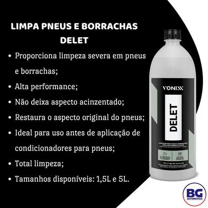 Imagem de Limpador Pneus e Borrachas Delet Vonixx