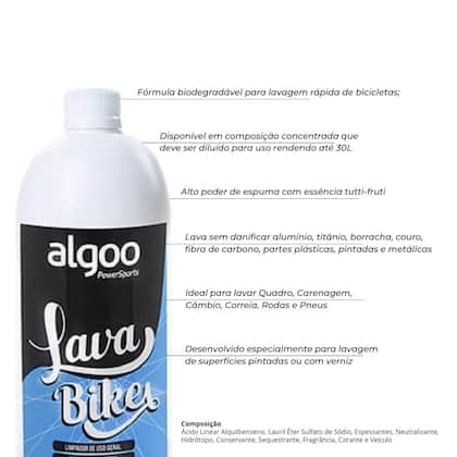 Imagem de Limpador Shampoo Lava Bike moto Algoo concentrado 1L