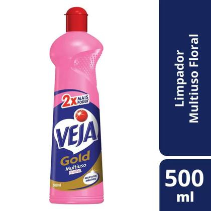 Imagem de Limpador Veja Multi Uso Gold Floral 500Ml Kit 5