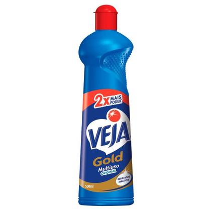 Imagem de Limpador Veja Multi Uso Gold Original 500ml Kit 3
