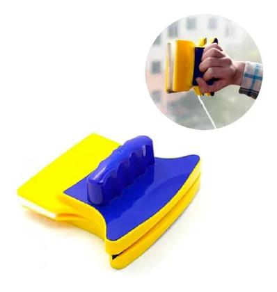 Imagem de Limpador Vidros Magnetico Rodo Magico Dupla Face Janelas Sacada Com Refil