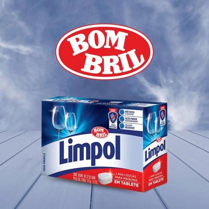 Imagem de Limpol Lava Louças em Tablete 18 unid de 17,5g cada Bombril