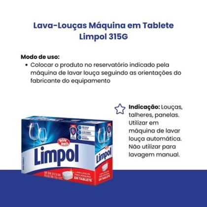 Imagem de Limpol Sabão para Máquina de Lavar - Tablete 315g