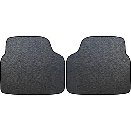 Imagem de Lindo jogo de tapete emborrachado com acabamento preto espcífico presonalizado com o nome do carro chevrolet corsa 03/12