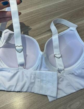 Imagem de Lingeries sutiã avulso basico confortavel com bojo e aro - branco