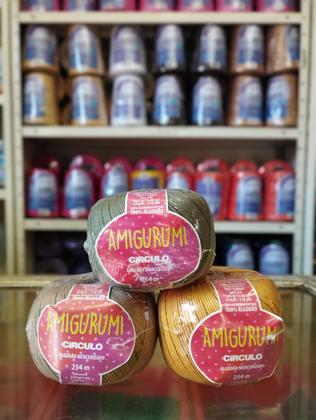 Imagem de Linha Amigurumi 254m Circulo cores a sua escolha