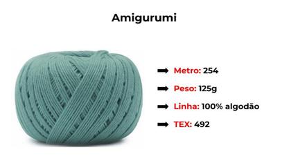 Imagem de Linha Amigurumi 254m Circulo cores a sua escolha