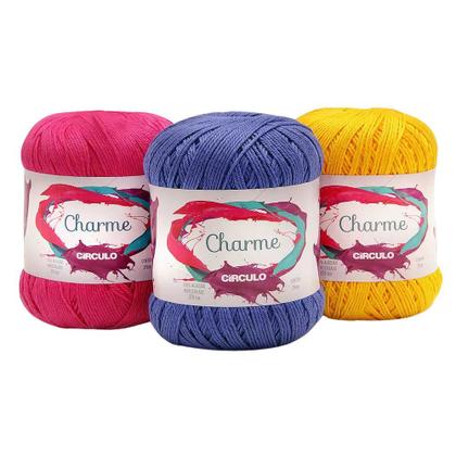 Imagem de Linha Charme Fio 396mts Círculo Crochê Tricô 150g -