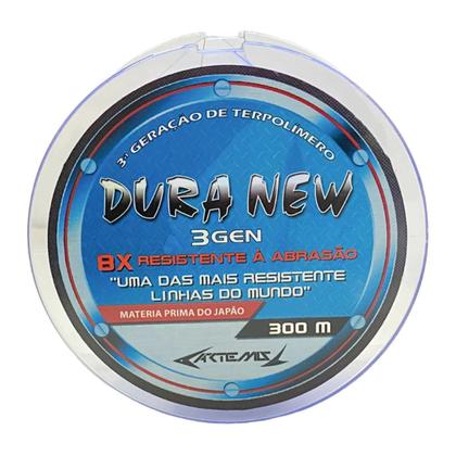 Imagem de Linha De Pesca Artemis Dura New 0,40mm 40lb-19,48kg Monofilamento Carretel C/ 300 Metros Azul