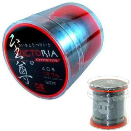 Imagem de Linha de Pesca Monofilamento Victoria Cinza 600m 0,26mm
