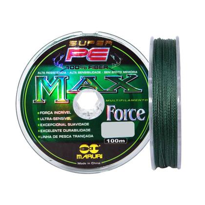 Imagem de Linha De Pesca Multifilamento 100m Max Force 4 Fios 0,40mm 53lb