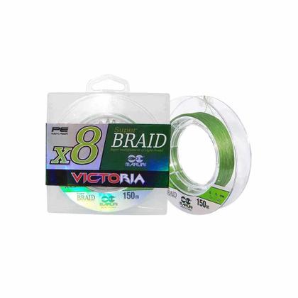 Imagem de Linha de Pesca Multifilamento Victoria 8 Fios 150M 0,20Mm 24Lbs