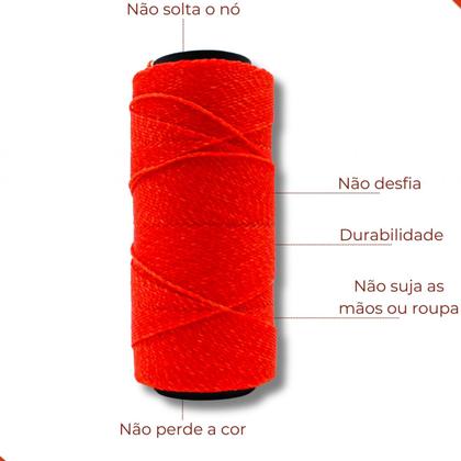 Imagem de Linha encerada settanyl em poliester com 100g