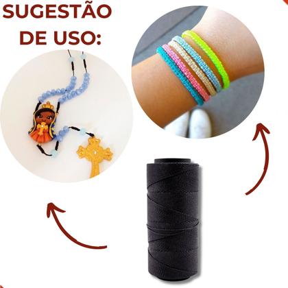 Imagem de Linha encerada settanyl em poliester com 100g